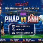 Nhận định soi kèo Pháp vs Anh tranh hạng 3 World Cup 2026 cùng chuyên gia Xoilac TV.